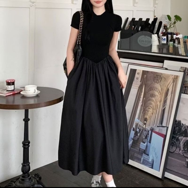 Váy liền thân, váy xòe dài liền thân có bigsize 40kg-120kg