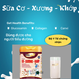  Sữa cơ - xương - khớp Beta gold hộp 900gr 