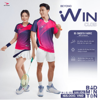 Áo cầu lông nữ, áo cầu lông nam Beyono Win CL05