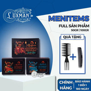 Sáp vuốt tóc nam Menitems Tropical Wind, Gentle Blue, Perfect Night gel wax giữ nếo tóc - Luxman