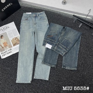 Quần jean trơn ống đứng hàng QCL1
