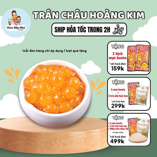 Trân châu hoàng kim cao cấp loại ngon - nguyên liệu làm trà sữa GIAN BẾP NHỎ ORINO (500G-1000G)