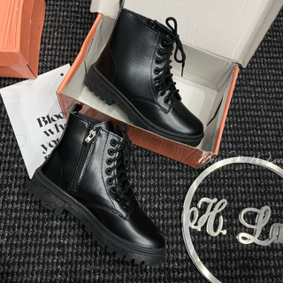 BỐT CỔ NGẮN KÉO KHOÁ CẠNH ĐAN DÂY
