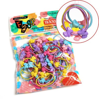 Gói 50 dây cột tóc trẻ em siêu dễ thương