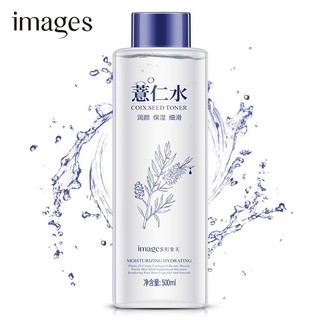 Toner images coix seed dung tích 500ml - dưỡng ẩm và làm dịu da, hương hoa ý dĩ thanh mát cả ngày