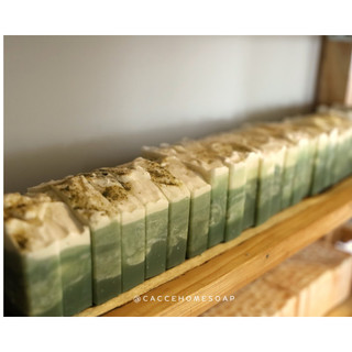 [HCM] Xà phòng tắm phục hồi da hư tổn Tảo xoắn Spirulina Caccé Home (xà phòng thiên nhiên)