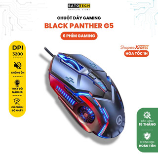 Chuột dây gaming e-sport g5 led 7 màu cực đẹp, dpi khủng 3200, 5 nút phím, chơi game hoặc làm việc văn phòng đều chất