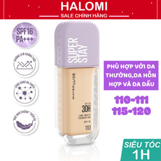 Kem Nền Super Stay 30H Lumi Matte bắt sáng che phủ cao siêu nhẹ lâu trôi Maybelline Superstay 35ml