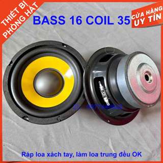 2 Bass 16 4ohm nhập nguyên chiếc dành cho loa xách tay (giá 1 cặp 2 cái)