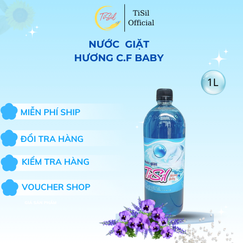 Nước Giặt Hương Hoa Baby 1L Tisil