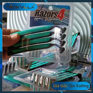 Combo 4 cây dao cạo râu razors 4