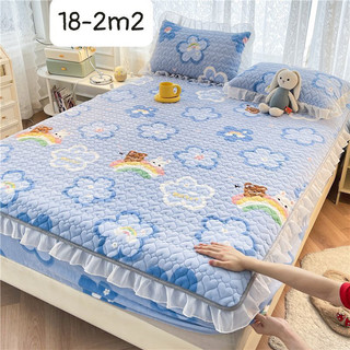 freeship💚Bộ ga gối nỉ nhung chần bèo ren cao cấp - Set 3 món