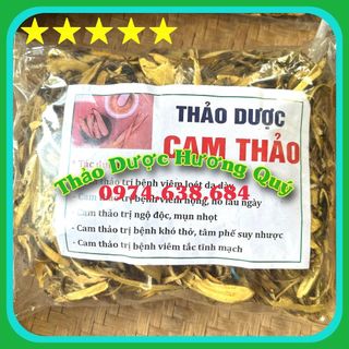 100g cam thảo khô, sạch, thơm, nguyên chất loại 1