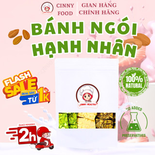 Bánh Ngói hạnh nhân thương hiệu Cinny Healthy Không đường Bánh ăn kiêng - Bánh hạt dinh dưỡng ngũ cốc bánh healthy