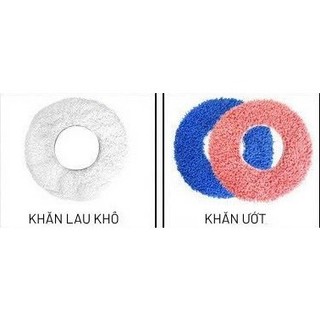 Bộ 2 khăn lau thay thế robot lau nhà tự giặt