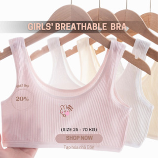 Áo lót lá cho bé gái, áo lót trẻ em, áo lót nữ học sinh, áo Bra nhiều size 25 đến 70kg phù hợp với các bé