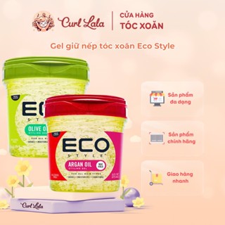 Gel giữ nếp tóc xoăn Eco Style Olive Oil Nourishing Jar Hair Styling Gel 473ml của Mỹ