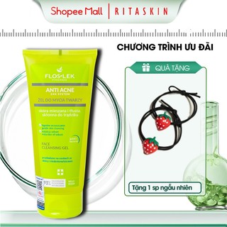 Floslek sữa rửa mặt giảm dầu mụn, dịu nhẹ Antibacterial Face Cleansing Gel 200ml