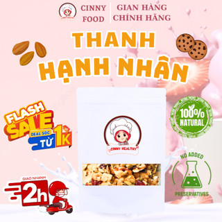 Thanh Hạnh nhân lát hạt Dinh Dưỡng thương hiệu Cinny Healthy ăn kiêng, Eatclean Healthy giảm cân