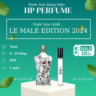Nước hoa nam JPG Le Male Pride Edition 2024 nam tính mát mẻ lôi cuốn - Chiết 10ml