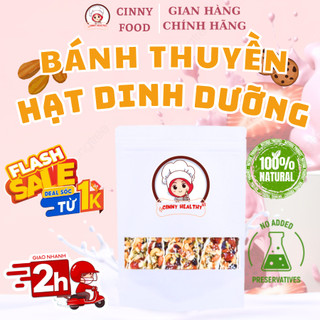 Bánh Thuyền Mix Siêu Hạt Dinh Dưỡng Healthy Thương Hiệu Cinny Healthy -Đế Mỏng Giòn- Bánh Hạt Ngũ Cốc Giảm Cân