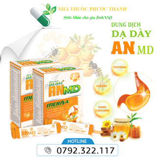 Dung Dịch Dạ Dày AN MD [Hộp 10 gói x 10ml]