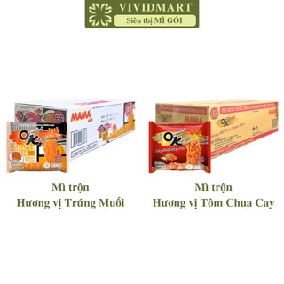 [THÙNG 24 GÓI] - MAMA OK - Mì xào Mama OK 2 vị: Trứng Muối, Tomyum Chua Cay (85g/gói- Mì xào Thái Lan, Mì trộn Mama