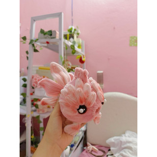 lồng đèn cá trung thu bằng kẽm nhung