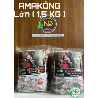 1 gói AMAKÔNG LỚN 1.5kg hỗ trợ hệ miễn dịch mạnh gân cốt - cơ sở dược liệu Ngọc Thảo.