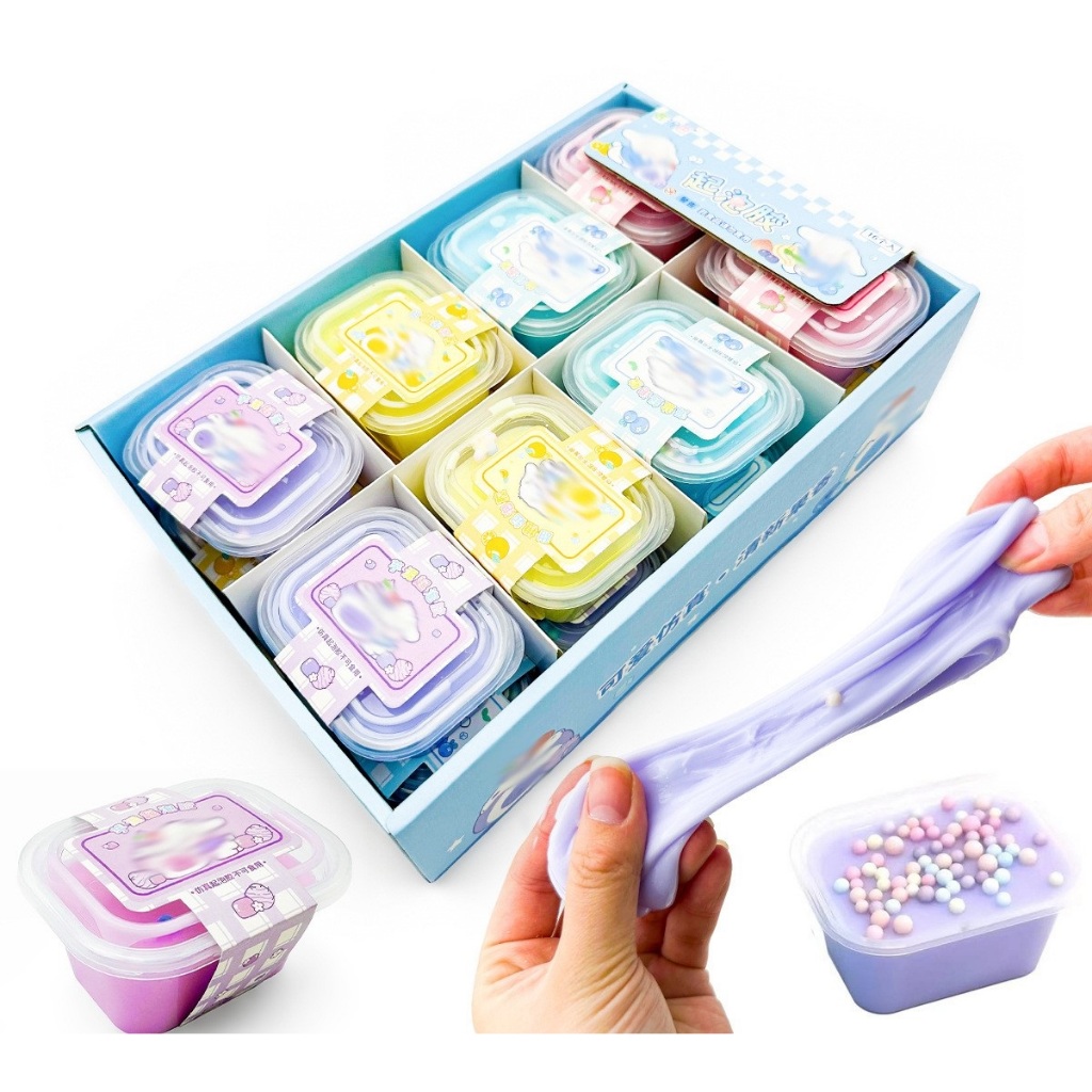 Đồ chơi Slime, slam bơ, slam trong hộp 120ml nhiều màu sắc, loại thông dụng