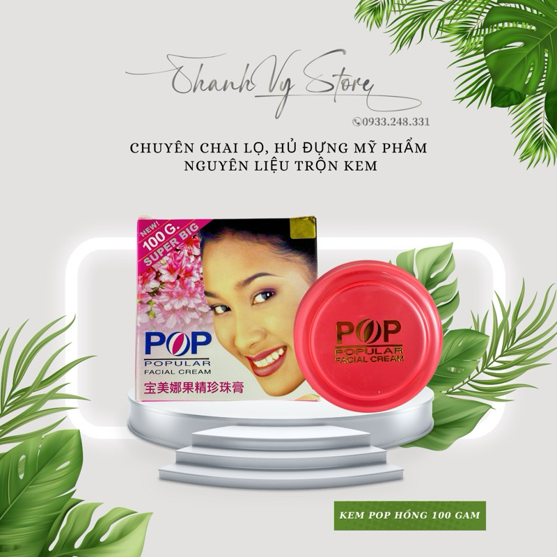 [ Sỉ 12 hủ ] Lố Kem Pop Thái Xịn 100gr