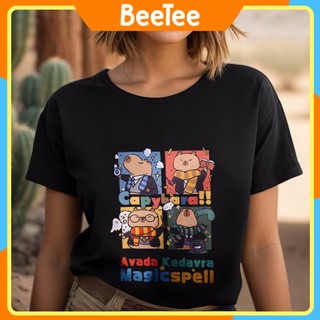 Áo thun Bộ trưởng phép thuật Capybara Avada Kedavra Magic Spell 302