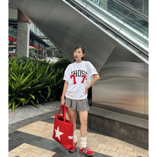 SEVEN TEE - Áo thun boxy Whose đắp vải