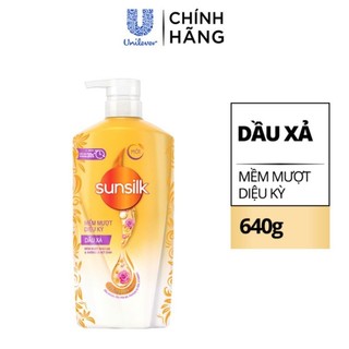 Dầu xả sunsilk mượt tóc 640g