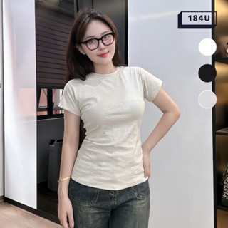  Áo thun BABY TEE nữ trơn chất liệu 100% cotton vải mát vừa form 