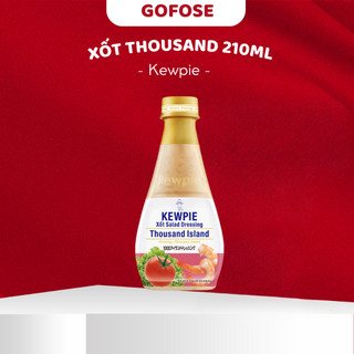 Nước Sốt Thousand Island Kewpie 210ML - làm xốt mỳ ý, làm xốt thịt bò bít tết - Foodland