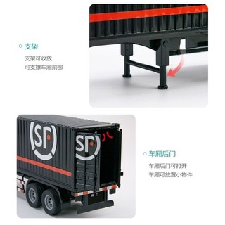 Xe mô hình container nhựa cho bé