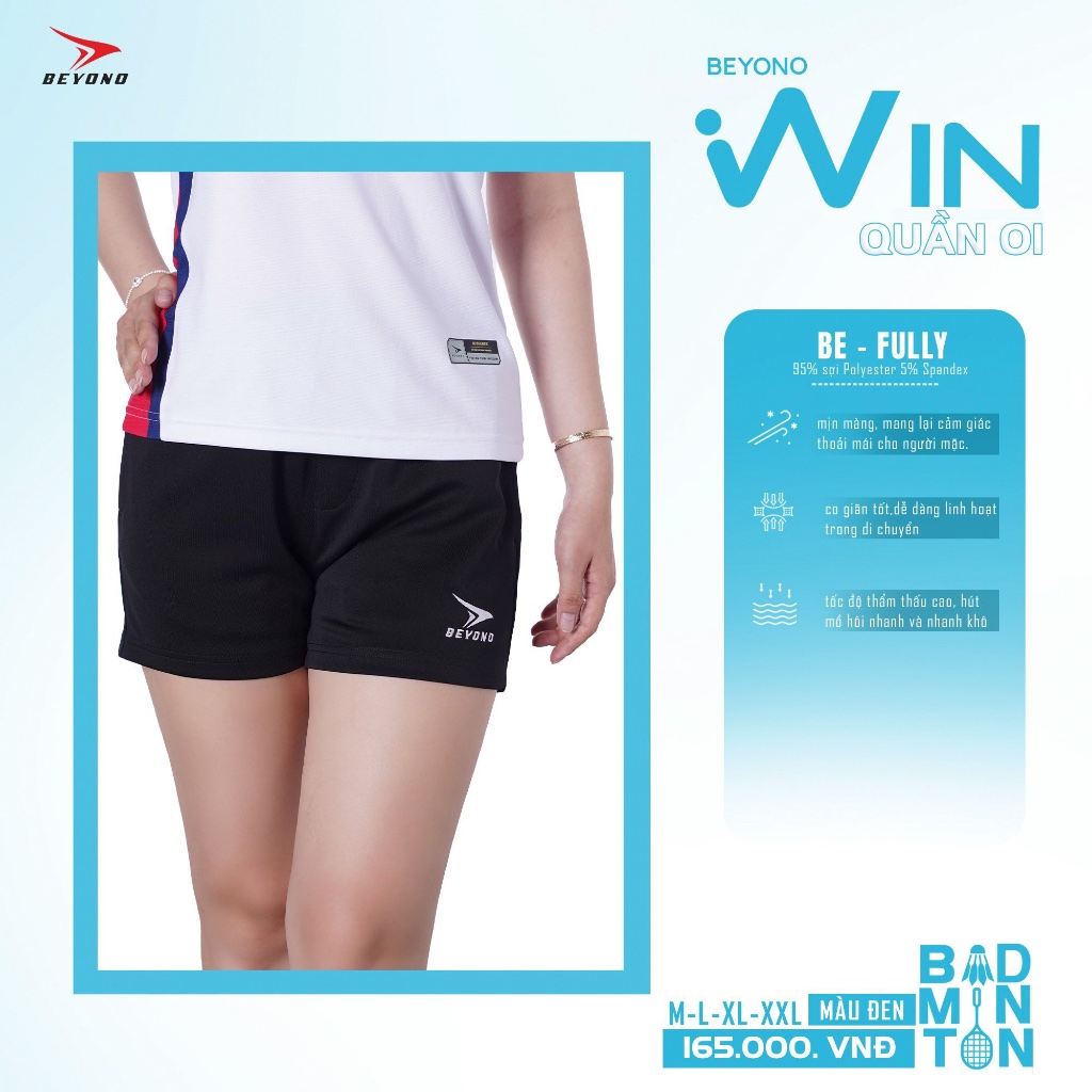 Quần Thể Thao Cầu Lông Nữ Beyono Win