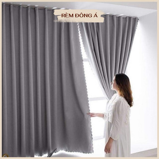  Rèm Cửa Sổ Dán Tường Vải Trơn Không Họa Tiết Cao Cấp Loại 1 Chống Bám Bụi Chống Nắng Tốt 
