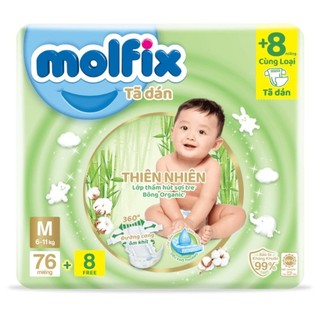 [TÁCH BỊCH] Miếng dùng thử bỉm Molfix dán/quần - Đóng túi zip