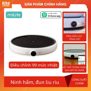 Bếp từ thông minh Xiaomi miLife với 99 mức nhiệt bếp từ 99 mức nhiệt - Bản quốc tế kết nối app mihome bảo hành 12 tháng
