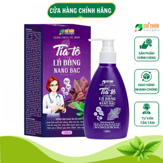  Dung Dịch Vệ Sinh Phụ Nữ Tía Tô Lá Bàng Nano Bạc Chí Thiện Pharma 150ml Chính Hãng Ddvs Chăm Sóc Vùng Kín Làm Sạch 