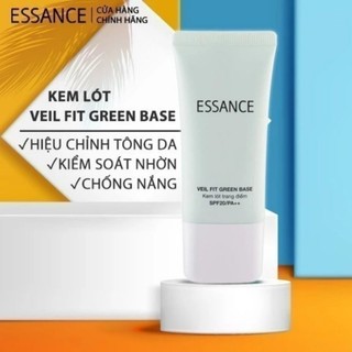 Kem lót essance veil fit green base spf20 pa