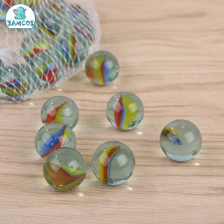 Set 20 viên bi ve thủy tinh các màu 16mm, bắn bi tuổi thơ cho bé SamCos