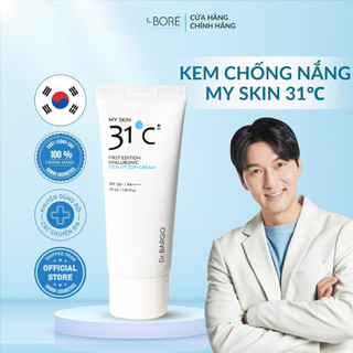Kem Chống Nắng Mỏng Nhẹ Nâng Tông SPF 50+/PA++++ 30ml Không Bết, Không Cay Mắt - My Skin 31 Độ C