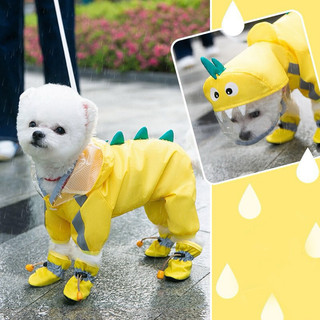 Áo mưa liền quần chó mèo 1-10kg