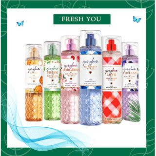 Gingham - 10ml 30ml Xịt thơm toàn thân body mist Bath & Body Works - fresh you