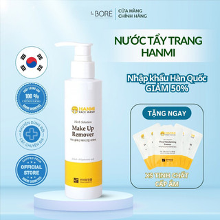 Nước Tẩy Trang Làm Sạch Sâu Ngừa Lão Hoá, Dưỡng Ẩm Da 150ml Giúp Cân Bằng Làm Sáng Da - Hanmi