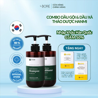Combo Dầu Gội & Dầu Xả Kích Thích Mọc Tóc 500ML, Ngừa Rụng Tóc Làm Sạch Phục Hồi Hư Tổn - La Bore