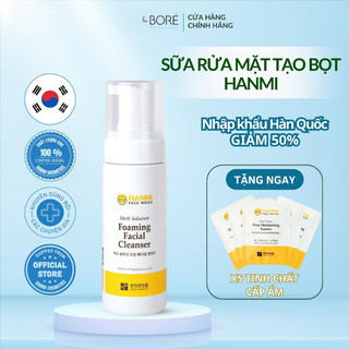 Sữa Rửa Mặt Sạch Sâu Tạo Bọt Làm Sáng Da 150ml Hỗ Trợ Mờ Vết Thâm & Tái Tạo Da Mới Hanmi